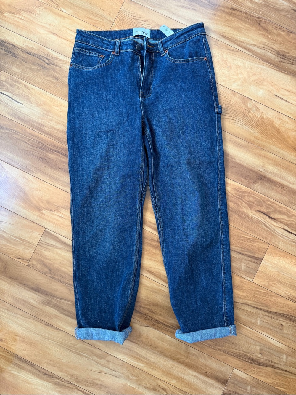 Dark Jeans in Dark Blue Denim by Duer